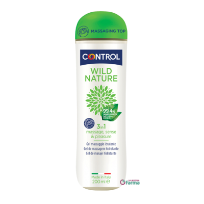 Comprar CONTROL WILD NATURE 3 IN 1 GEL DE MASAJE HIDRATANTE 200 ML al mejor precio en NuestraFarma, tu farmacia online