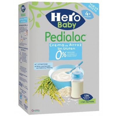 Comprar PEDIALAC CREMA DE ARROZ HERO BABY 220 G al mejor precio en NuestraFarma, tu farmacia online