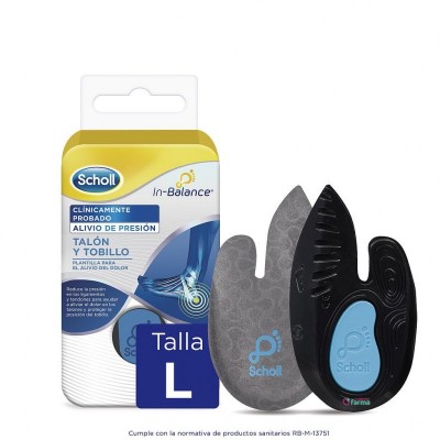 Comprar PLANTILLAS TALON Y TOBILLO SCHOLL IN-BALANCE TALLA L 1 PAR al mejor precio en NuestraFarma, tu farmacia online