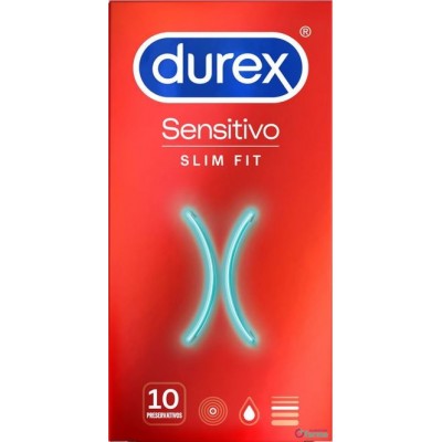 Comprar DUREX SENSITIVO SLIM FIT 10 UNIDADES al mejor precio en NuestraFarma, tu farmacia online