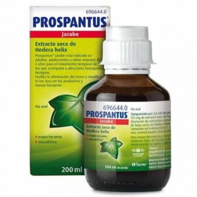 Comprar PROSPANTUS JARABE 1 FRASCO 200 ML al mejor precio en NuestraFarma, tu farmacia online