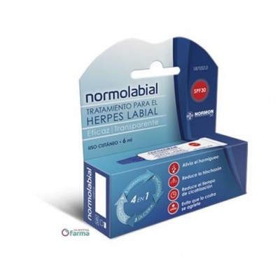 Comprar NORMOLABIAL TRATAMIENTO PARA EL HERPES LABIAL 6 ML al mejor precio en NuestraFarma, tu farmacia online