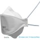 MASCARILLA FFP2 PLEGADA AUTOFILTRANTE PARA PARTÍCULAS 3M™ AURA™ 9320+ 3 UNIDADES