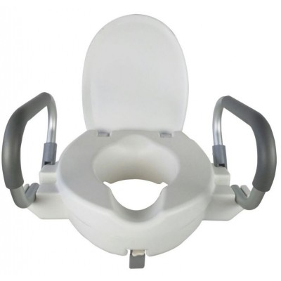 Comprar ELEVADOR WC CON REPOSABRAZOS ABATIBLE MODELO ALCALA al mejor precio en NuestraFarma, tu farmacia online