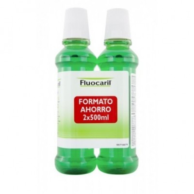 Comprar FLUOCARIL BI FLUORE COLUTORIO 2X500 ML al mejor precio en NuestraFarma, tu farmacia online