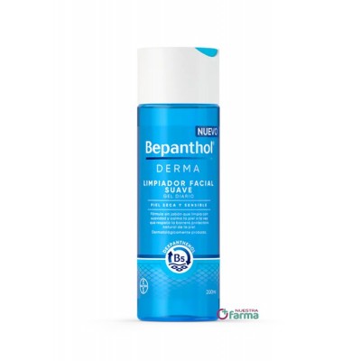 Comprar BEPANTHOL DERMA LIMPIADOR FACIAL SUAVE GEL DIARIO 200 ML al mejor precio en NuestraFarma, tu farmacia online