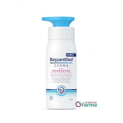 Comprar BEPANTHOL DERMA REPARADORA LOCION CORPORAL DIARIA 400 ML al mejor precio en NuestraFarma, tu farmacia online