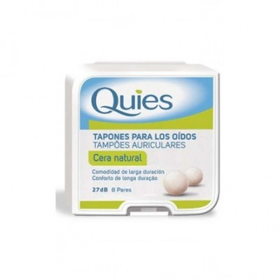 Comprar QUIES TAPONES OIDOS CERA NATURAL 16 UNIDADES al mejor precio en NuestraFarma, tu farmacia online