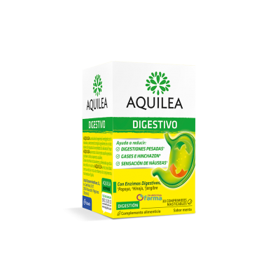 Comprar AQUILEA DIGESTIVO 30 COMPRIMIDOS MASTICABLES al mejor precio en NuestraFarma, tu farmacia online