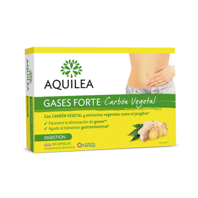 Comprar AQUILEA GASES FORTE 60 CAPSULAS al mejor precio en NuestraFarma, tu farmacia online