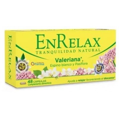 Comprar ENRELAX VALERIANA 48 CAPSULAS al mejor precio en NuestraFarma, tu farmacia online