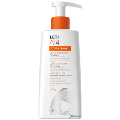 Comprar LETIAT4 LECHE CORPORAL 250 ML al mejor precio en NuestraFarma, tu farmacia online