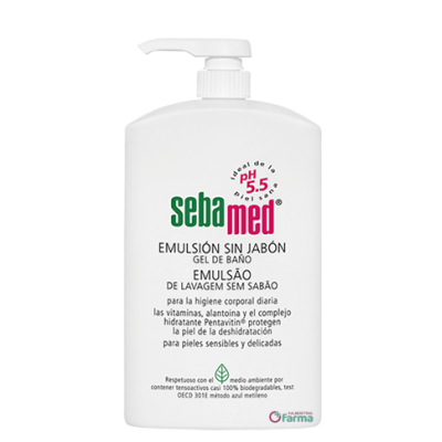 Comprar SEBAMED EMULSION SIN JABON 500 ML al mejor precio en NuestraFarma, tu farmacia online