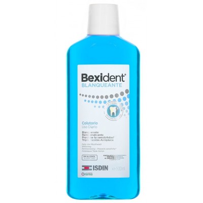 Comprar BEXIDENT BLANQUEANTE COLUTORIO 500 ML al mejor precio en NuestraFarma, tu farmacia online