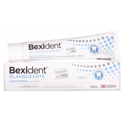 Comprar BEXIDENT BLANQUEANTE PASTA 125 ML al mejor precio en NuestraFarma, tu farmacia online