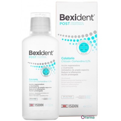 Comprar BEXIDENT POST COLUTORIO 250 ML al mejor precio en NuestraFarma, tu farmacia online