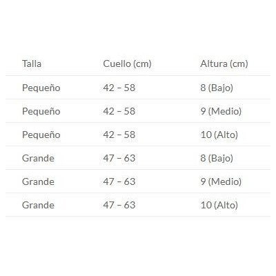 Comprar COLLARIN BLANDO ANATOMICO PRIM CC20GB GRANDE/BAJO al mejor precio en NuestraFarma, tu farmacia online