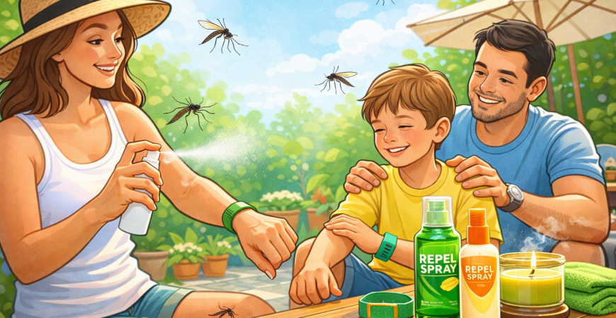 Mejor repelente de mosquitos: DEET, icaridina, IR3535, citriodiol o citronela (guía completa para elegir el más eficaz)