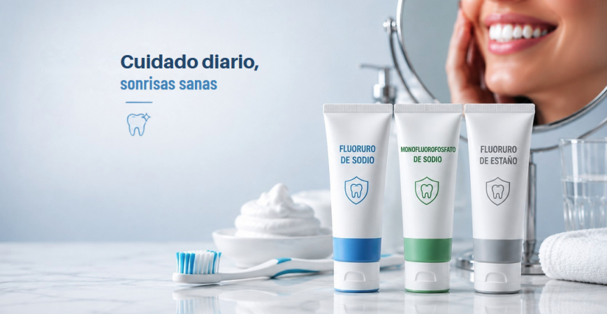 Tipos de flúor en las pastas dentales: diferencias, beneficios y cuál elegir
